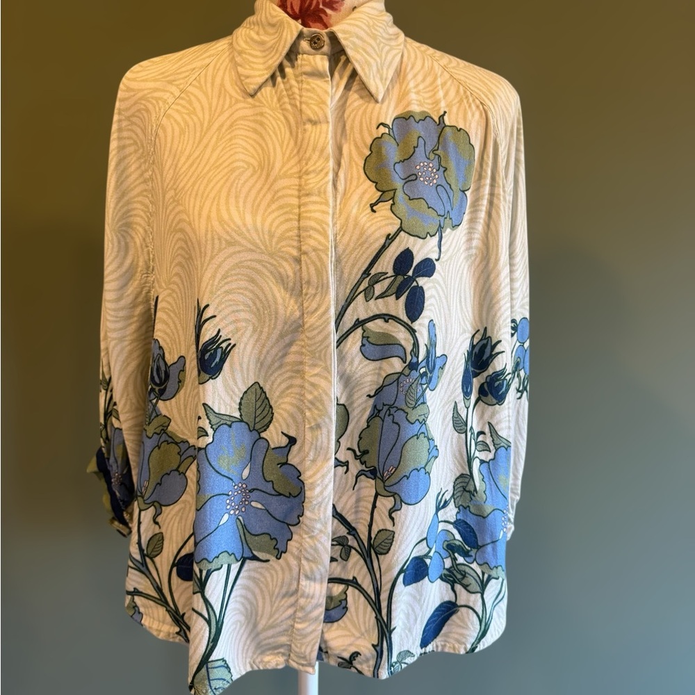 Floral Print Women's Blouse